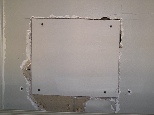 Drywall Repair Repairing Large Holes with the Furring