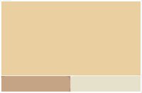 Paint color scheme using Benjamin Moore Harvest Time 186, Cafe Royal 1130 and Light Breeze 512.