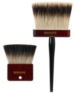 Faux painting softening and blending brushes.