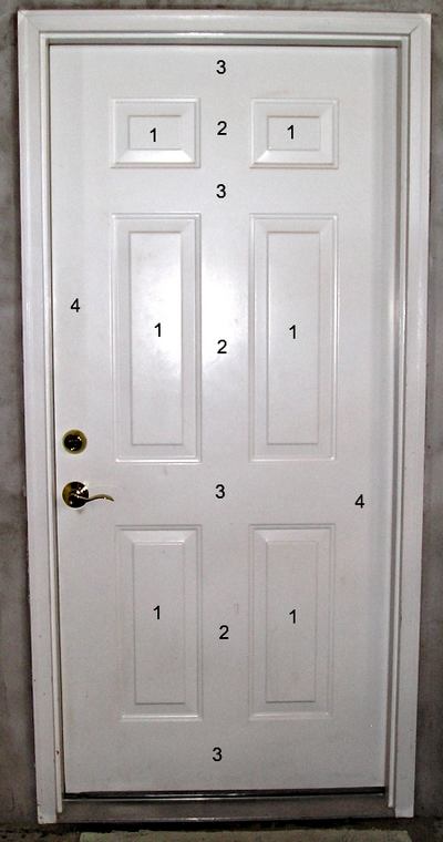 Steel Door Painting Sequence-Paint By The Numbers