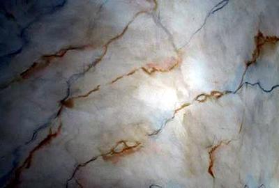 Faux Painted Marble Look