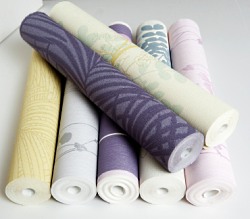 Rolls of wallpaper. Rolls of wallpaper.