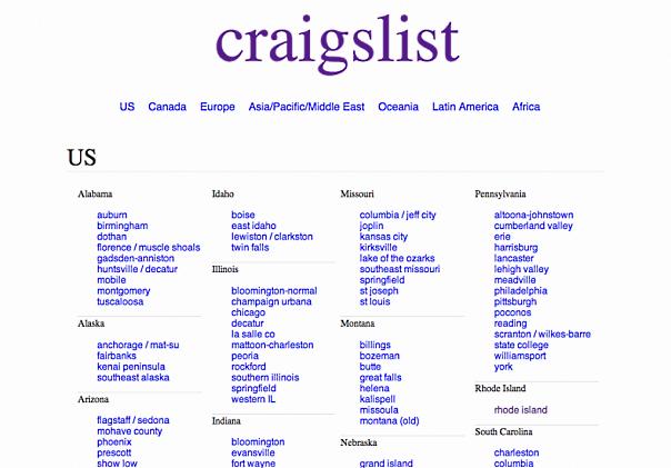Craigslist-USCities