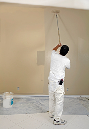 Paint Rolling a Wall